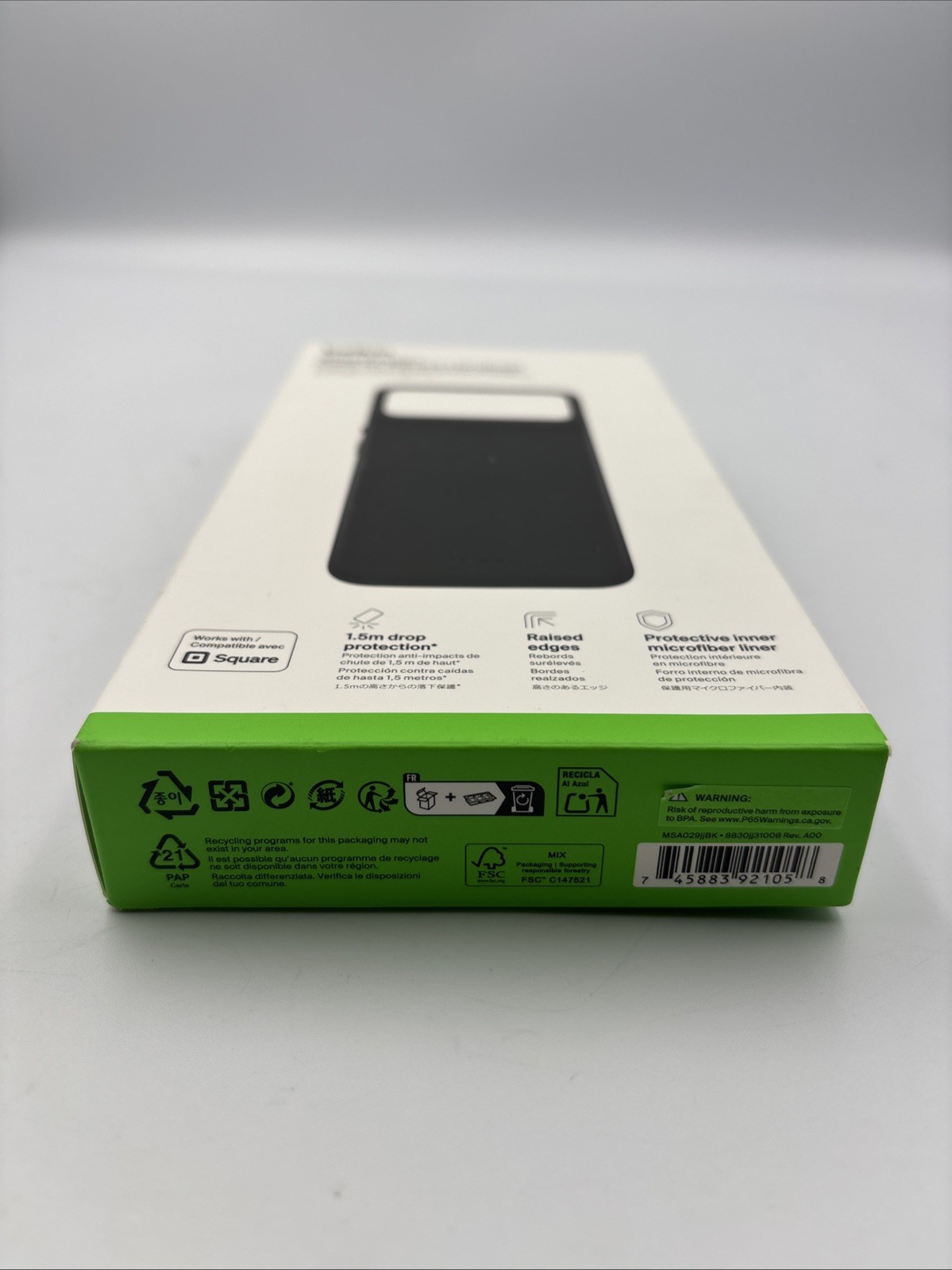 Belkin SheerForce Case for Square Handheld - Black -NEW