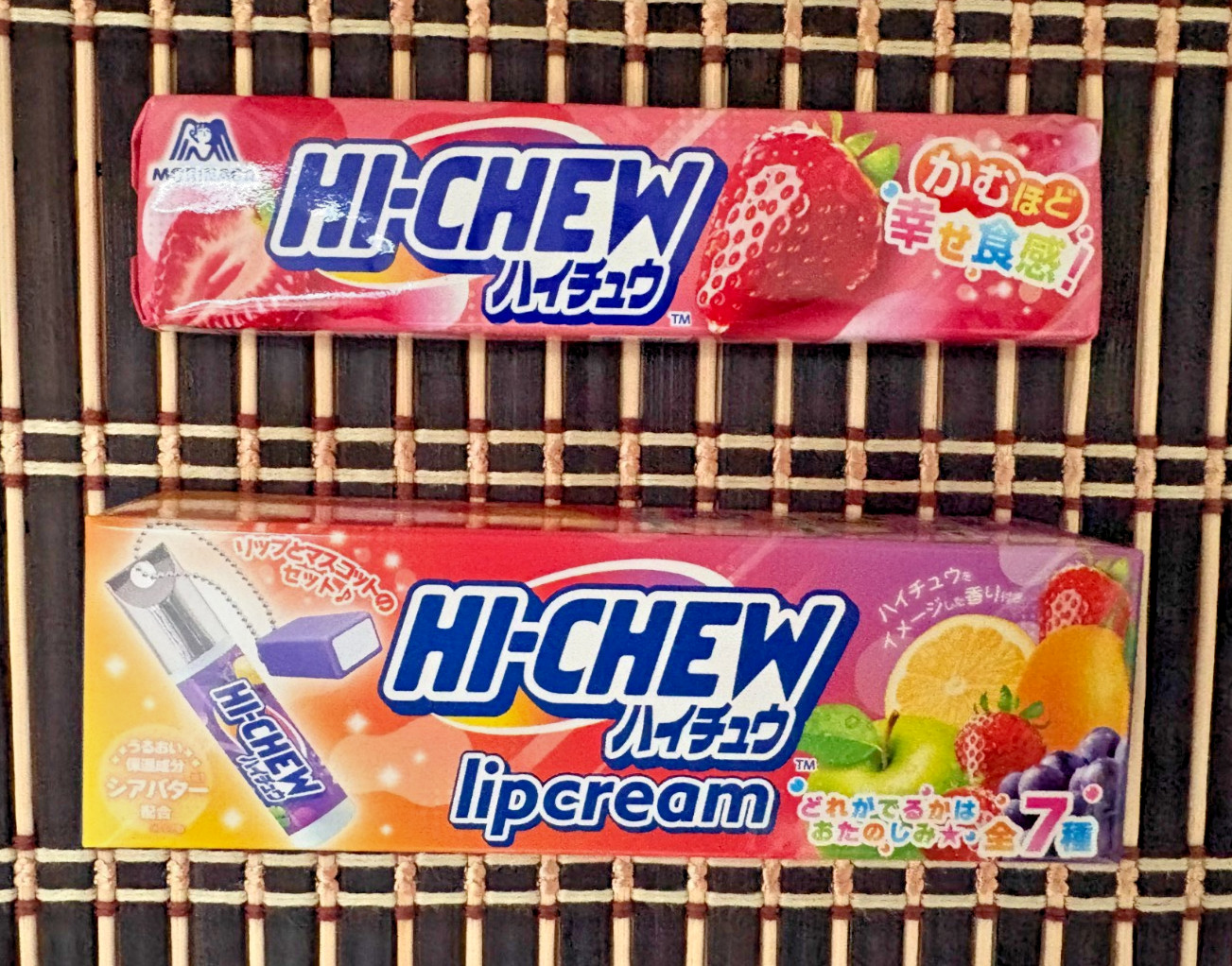 Hi Chew Lot Candy Viral Lip Balm/Cream 1 Blind box + charm & Bar Morinaga Japan