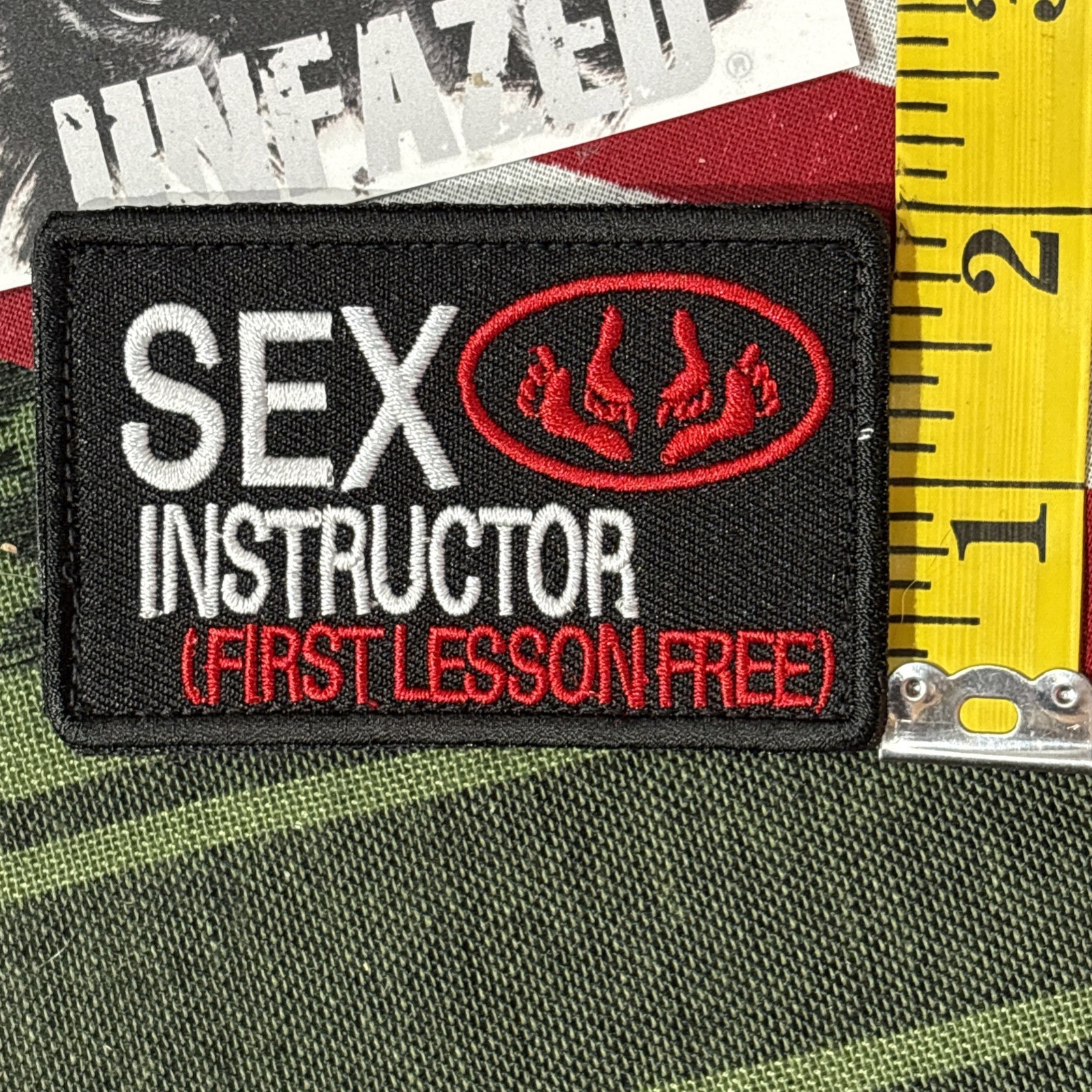 First Lesson FREE… Morale Patch ~2x3 Hook & loop Gear Patch