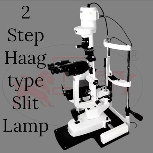 2 Step Haag type Slit Lamp with Accessories Free Shipping