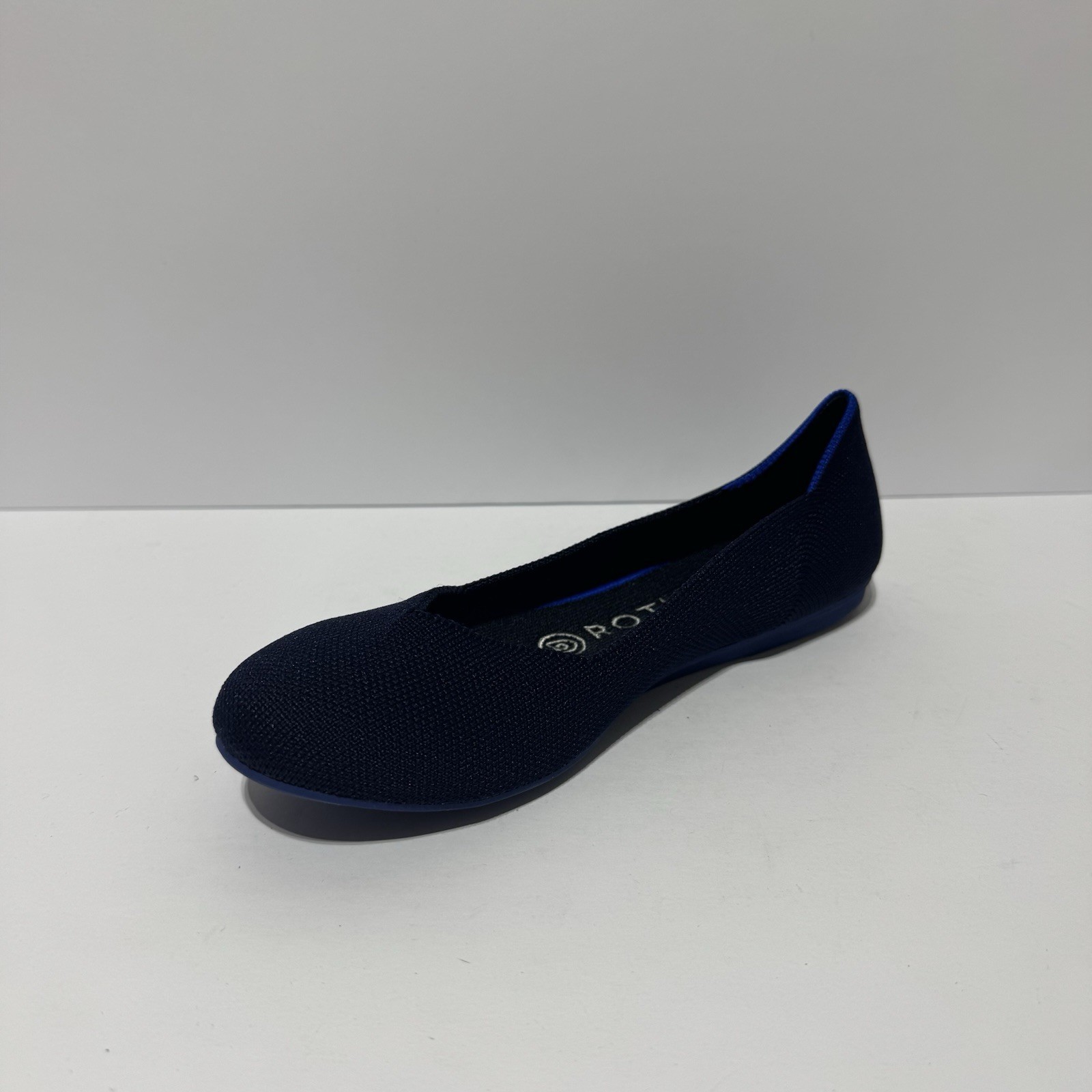 Rothys The Flat Round Toe Navy Solid Size 7 M