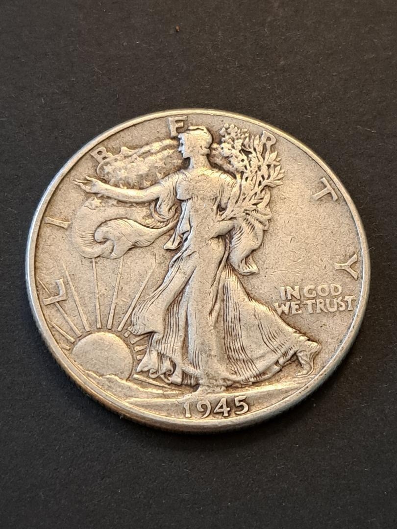 1945-P Walking Liberty Half Dollar Coin
