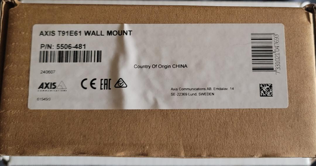 Axis T91E61 Wall  Mount - White