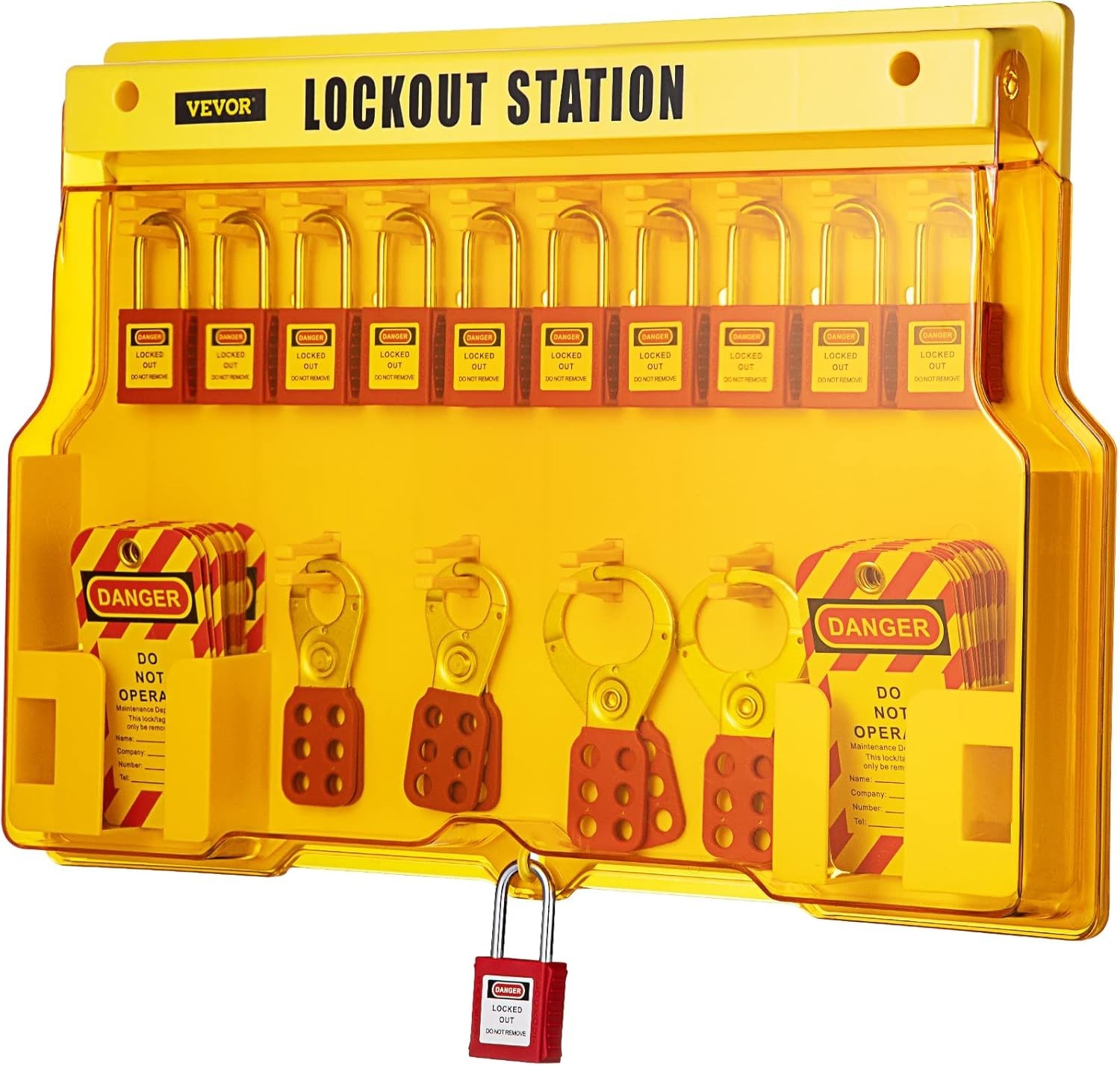 58 PCS Lockout Safety Devices for Industrial Electrical Work and Maintenance