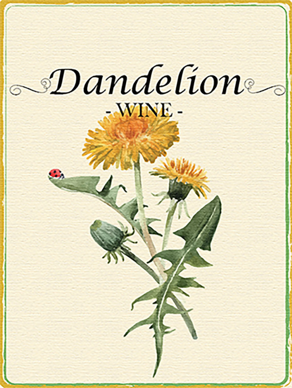 Dandelion Wine Labels 30/Pack Specialty Collection