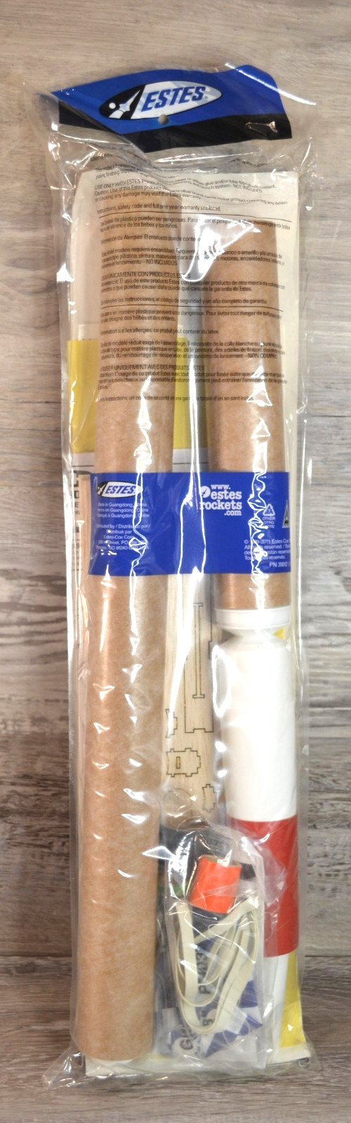 Estes QCC Explorer Flying Model Rocket Kit - Skill Level 4 - Sealed