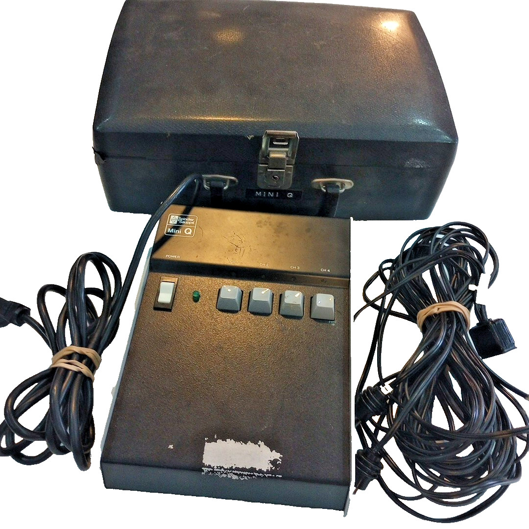 Vintage Spindler & Sauppe Mini Q Model 2031 Control Unit w Case. UNTESTED