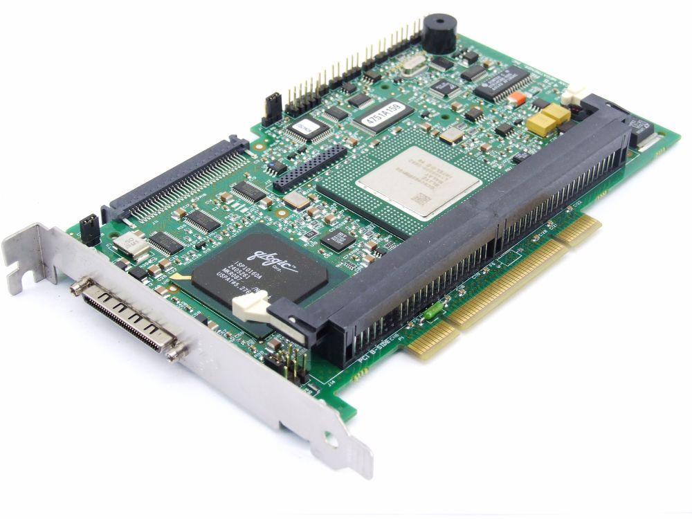 American Megatrends Series 475 68Pin SCSI RAID Controller SDRAM PCI Adapter Card