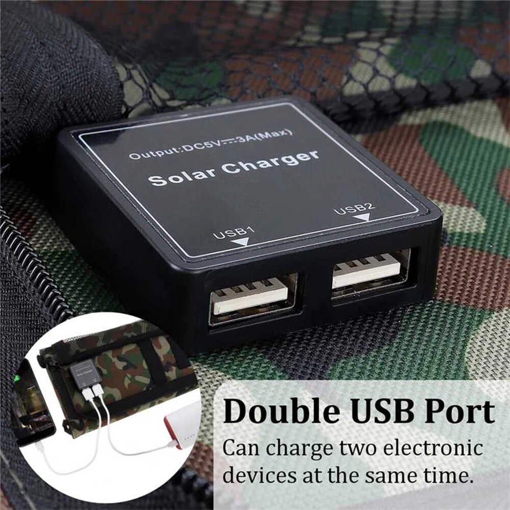 Portable Solar Panel Charger - Fast Charging for Camping, Hiking & Travel