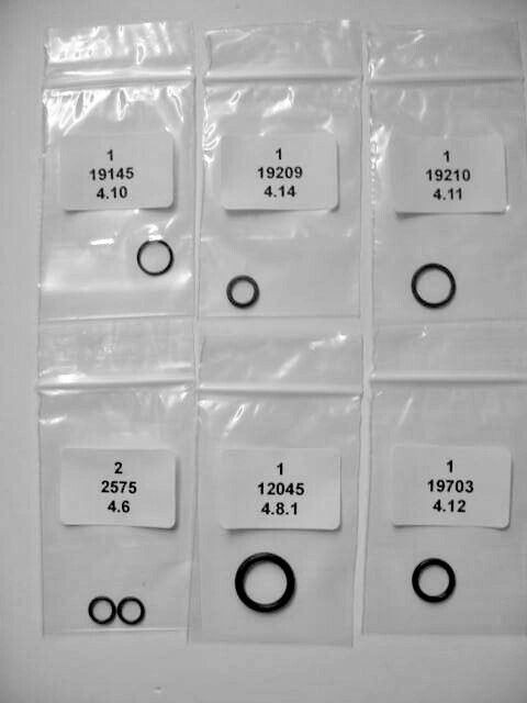 FX Dreamline .30 Cal Barrel O-Ring Kit / R&S 6.4-14DBFX / Individually Marked