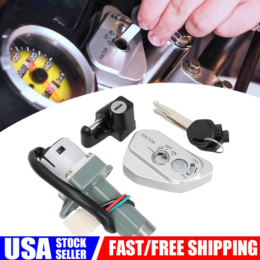 For Hawk250 Ignition Key Switch Motorcycle Outer Starter Key Set CNC Hawk250