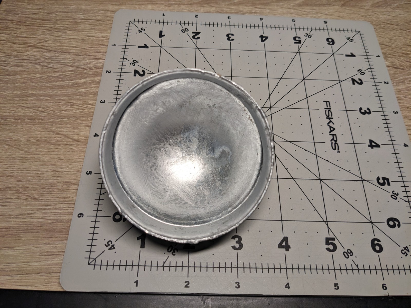 Chain Link Fence Post Cap 2-7/8" OD Galvanized Steel Corrosion Resistant