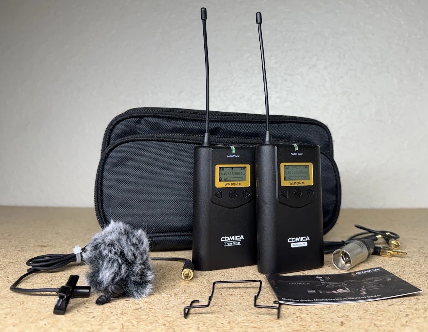 Comica WM100-TX & WM100-RX Wireless Microphone