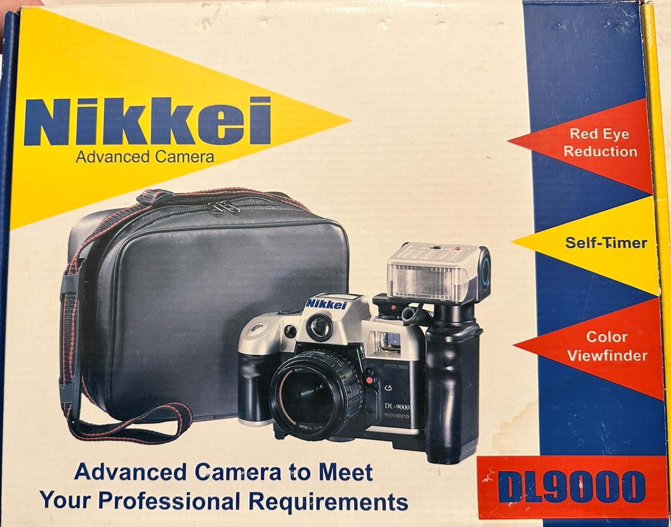 NIKKEI DL 9000  35mm Camera With Flash , Case & Box New