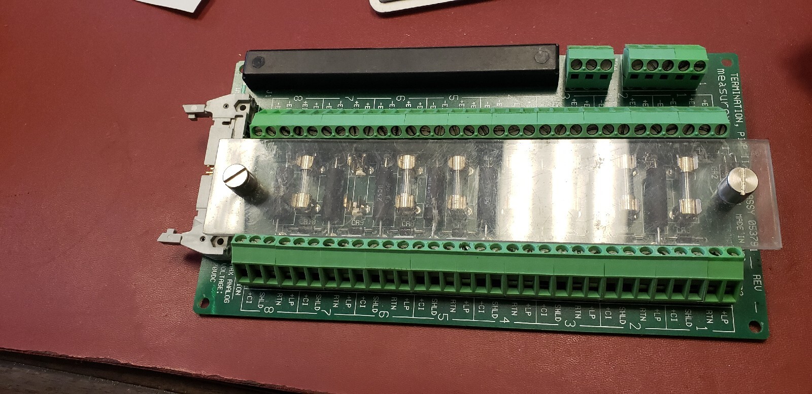 ORIGINAL ! HONEYWELL MEASUREX PIDP TERMINATION CARD BOARD 053791-00 A ( B1-5C)