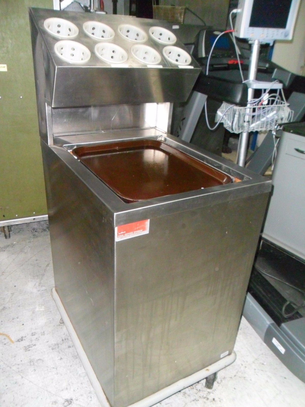 AMF ROLLING Lowerator TRAY SILVERWARE  Dispenser  NICE UNIT MADE IN THE USA