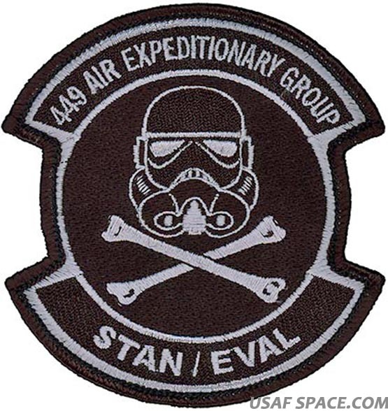USAF 449th AIR EXPEDITIONARY GROUP - STAN-EVAL - ORIGINAL US AIR FORCE VEL PATCH