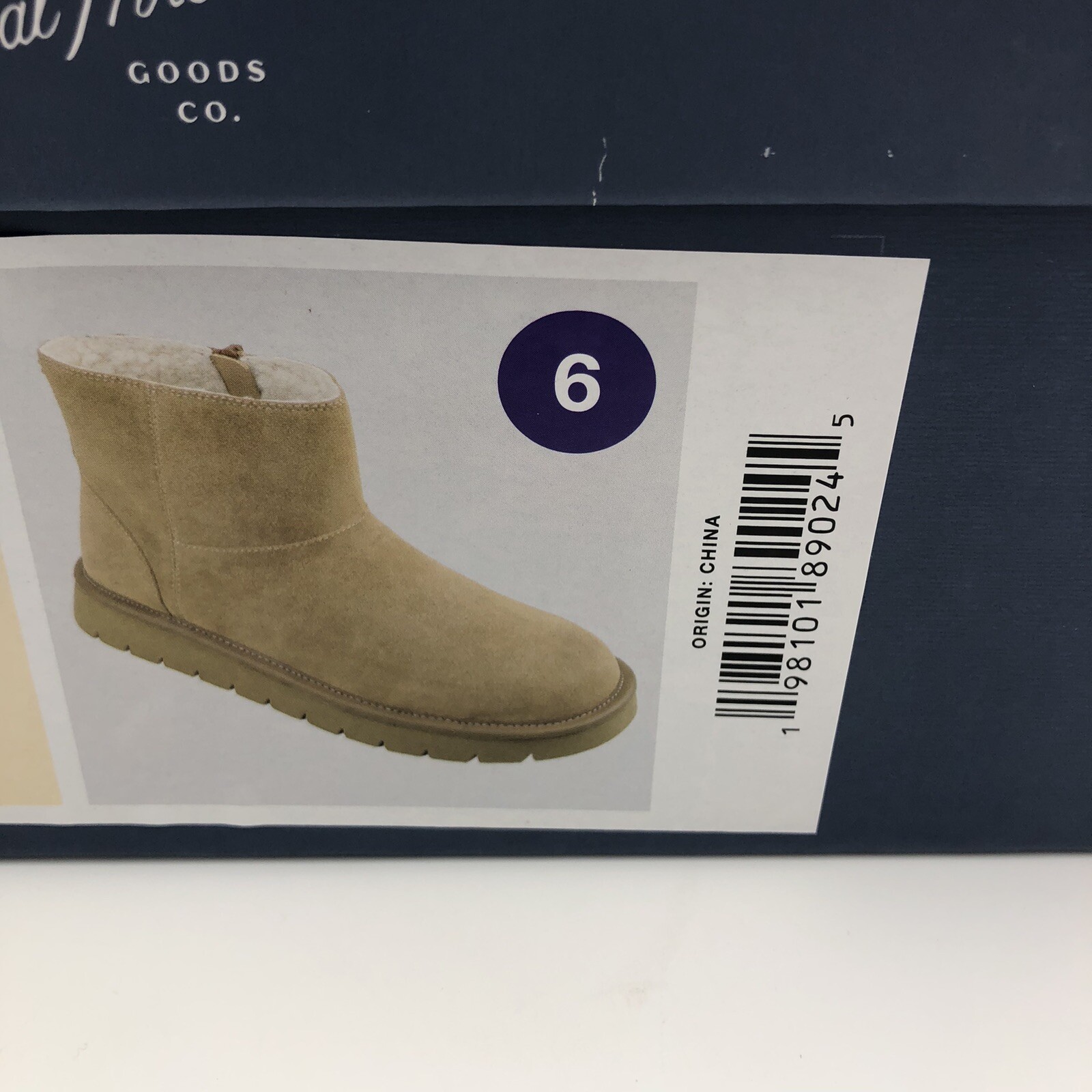 Size 6 Tan May Suede Boots Universal Thread NIB -292