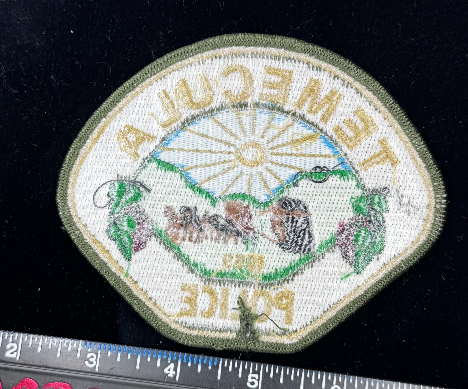 Riverside California Sheriff Patch, Contract City, Temecula