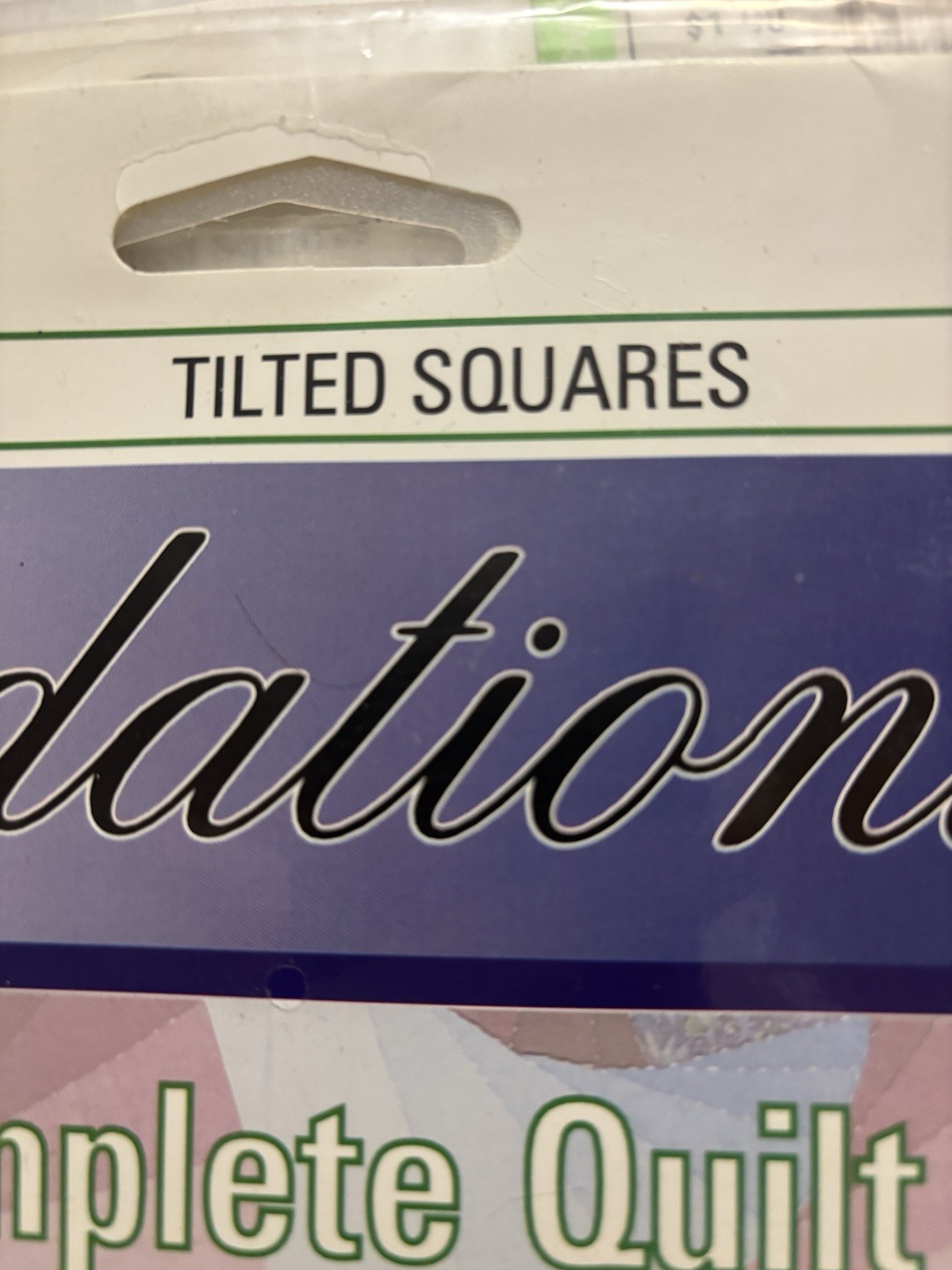 Fiskars Foundations Tilted Squares #8443 Complete Quilt Stencil Set FREE SHIP
