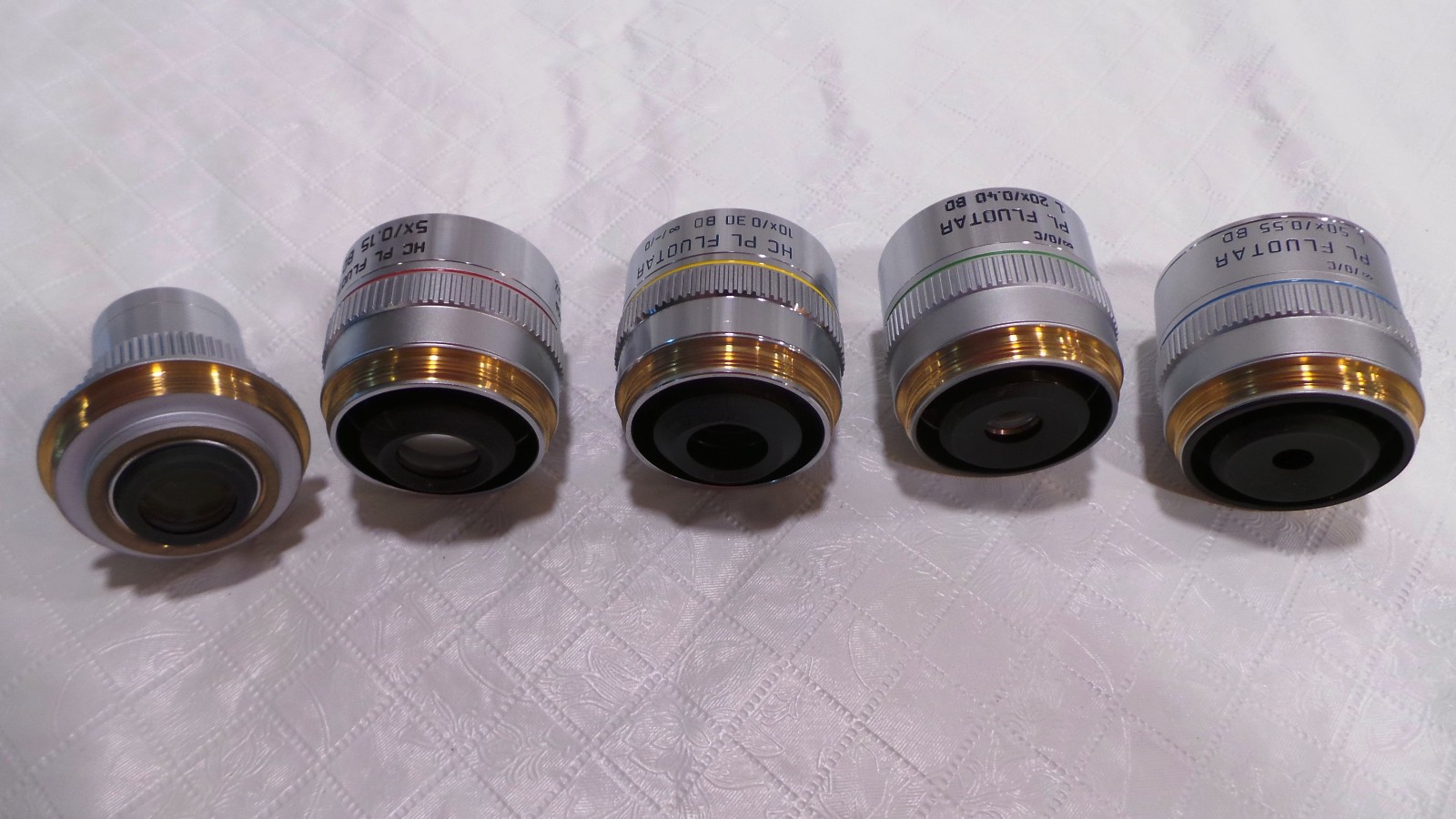 Leica HC PL FLUOTAR BD / PL Fluotar BD Objective Lens SET***