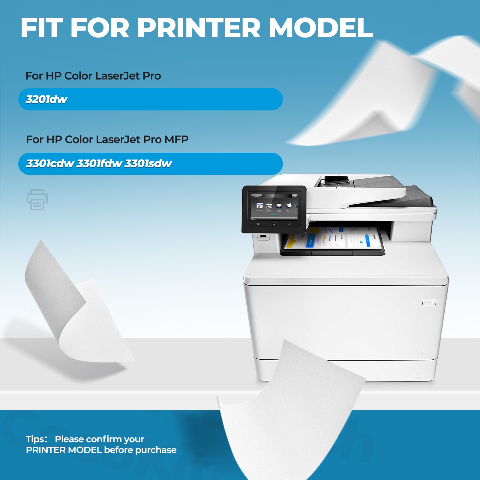 4PK Fit For HP 218A Toner 218X W2180A for LaserJet Pro 3201dw MFP 3301sdw cdw