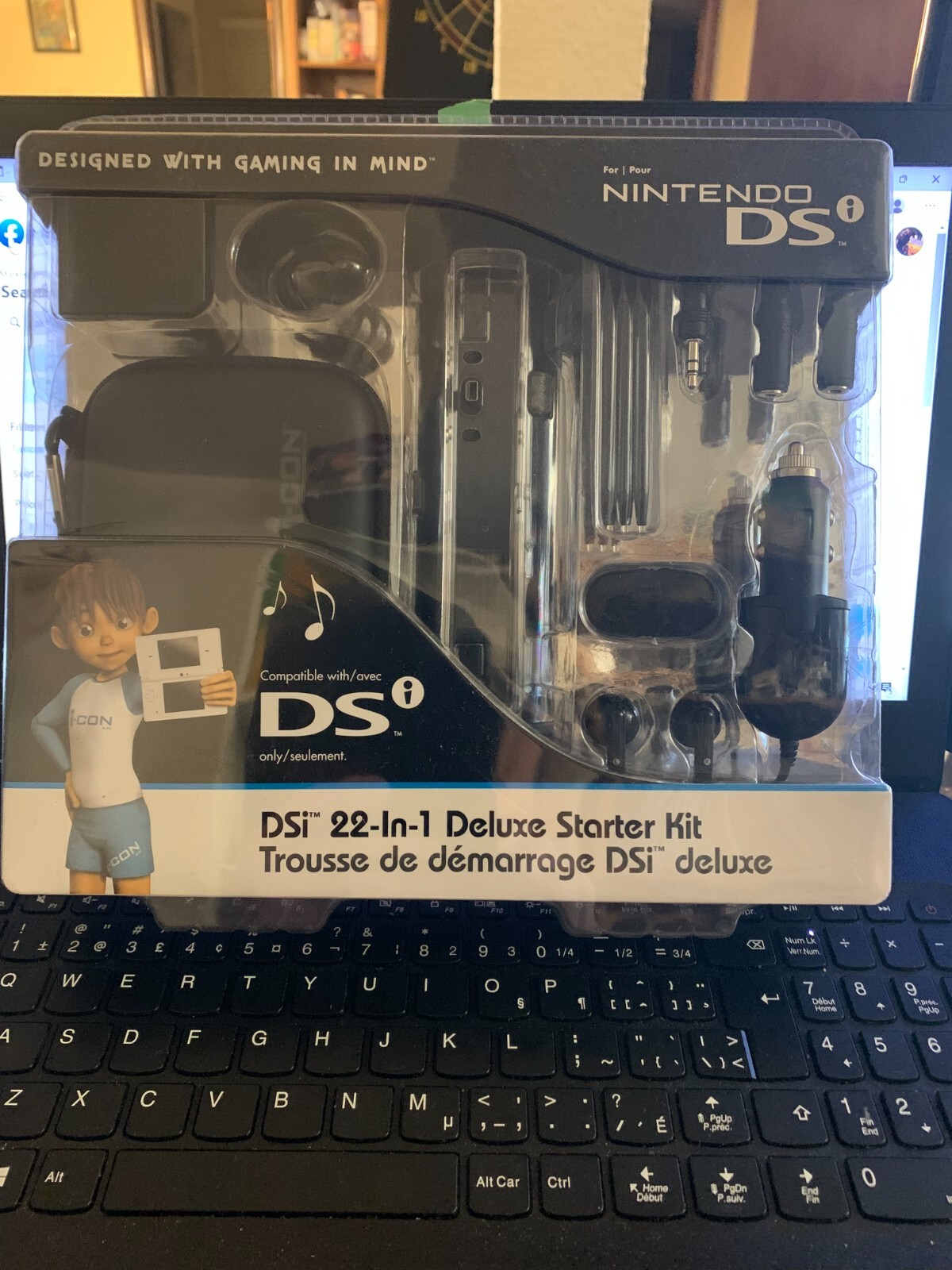 Nintendo Deluxe Starter Kit DSi 22-In-1 - Black Sealed Package Sealed Each