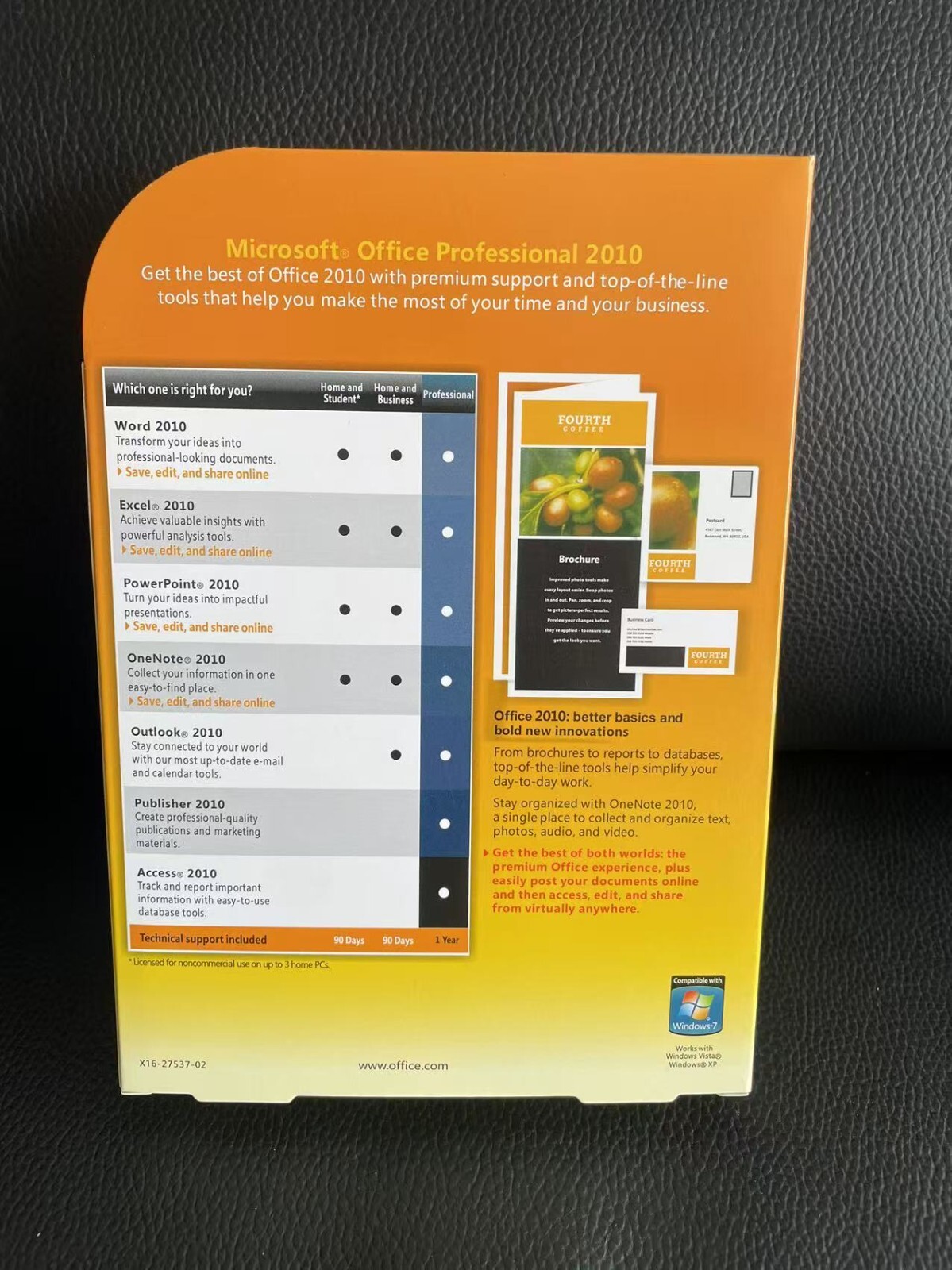 Microsoft Office Professional 2010 Retail FULL VERSION New 5/Computer