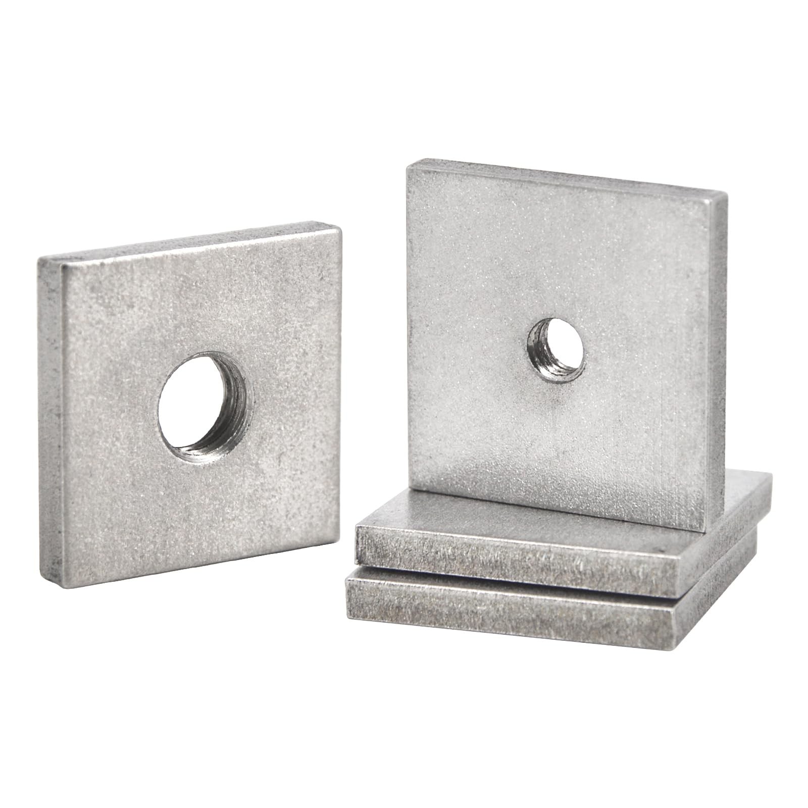 304 Stainless Steel Square Nuts M6x20x20mm Square Screws Nut for Furniture Ma...
