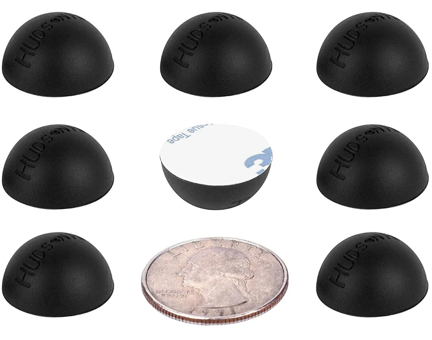 .75" Platinum Silicone Speaker Isolation Pads, Non-Skid Isolation Feet with A...
