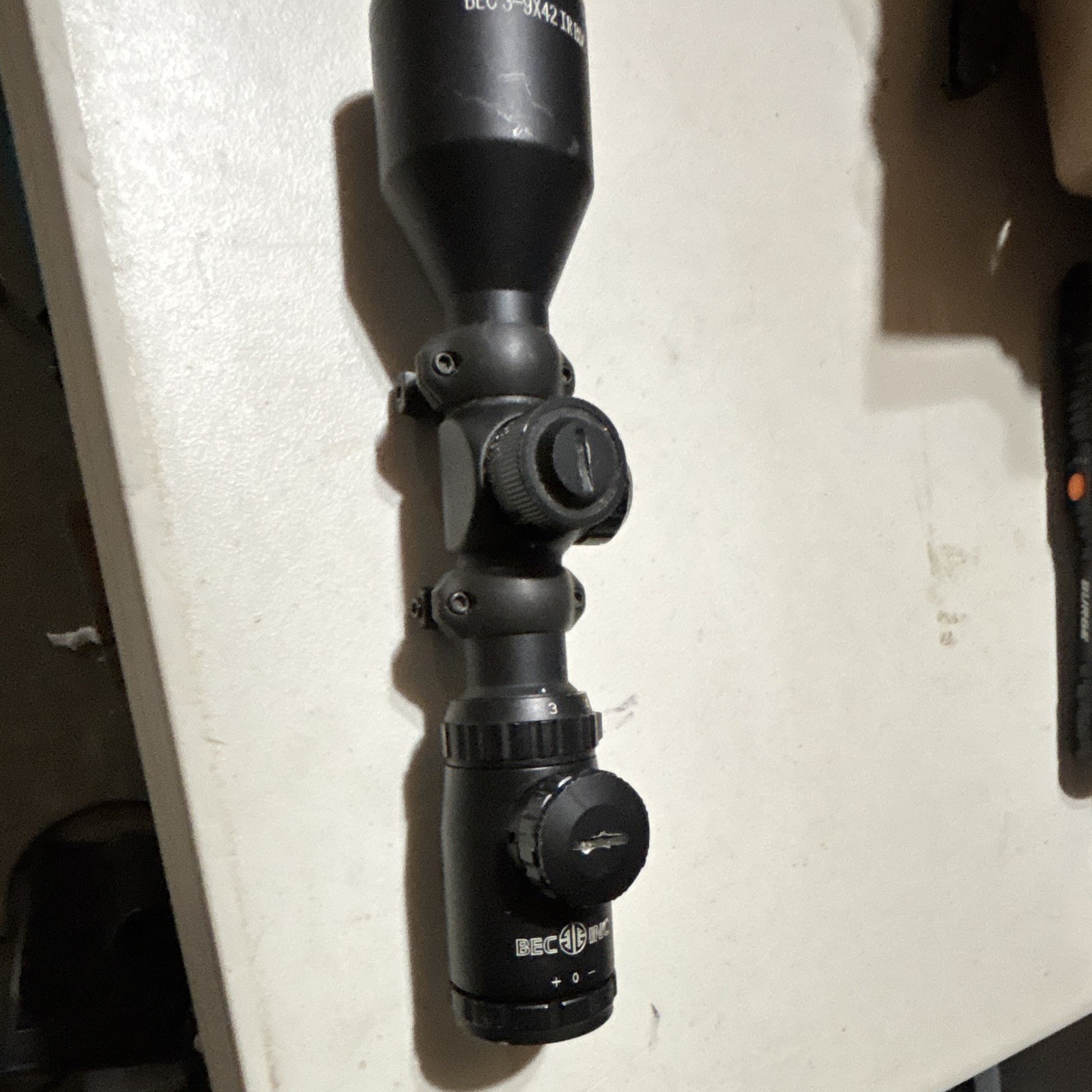 BEC 3-9x42 IR BDC Illuminated Reticle Rifle Scope 42mm Black