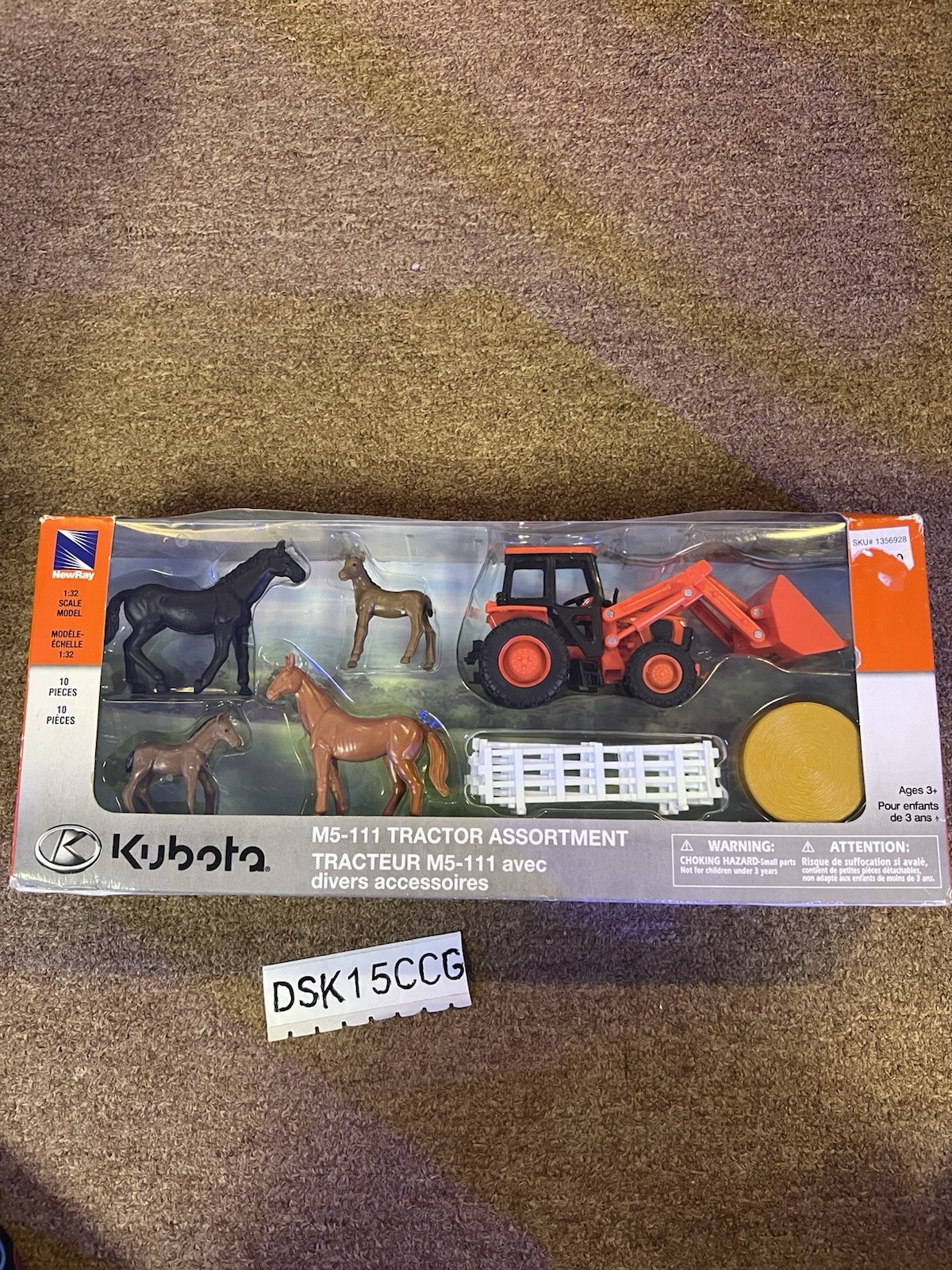 KUBOTA M5-111 TRACTOR ASSORTMENT 10 PIECES BRAND NEW