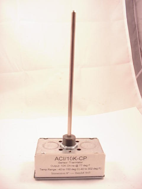 ACI 8" Temperature Probe ACI/10K-CP Duct / Immersion Mount  Ships Same Day
