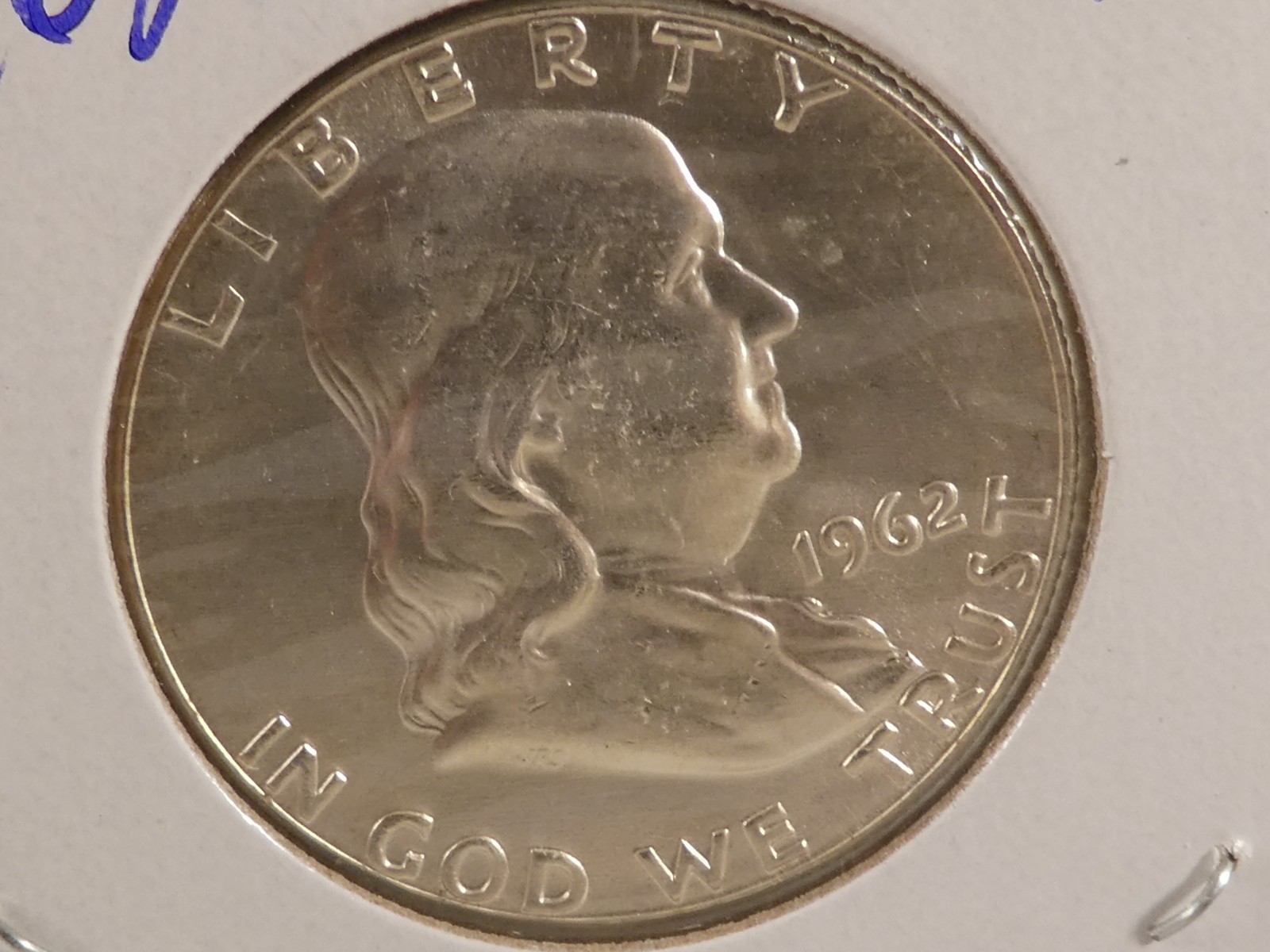 1962 franklin half dollar uncirculated - lot of 8 coins