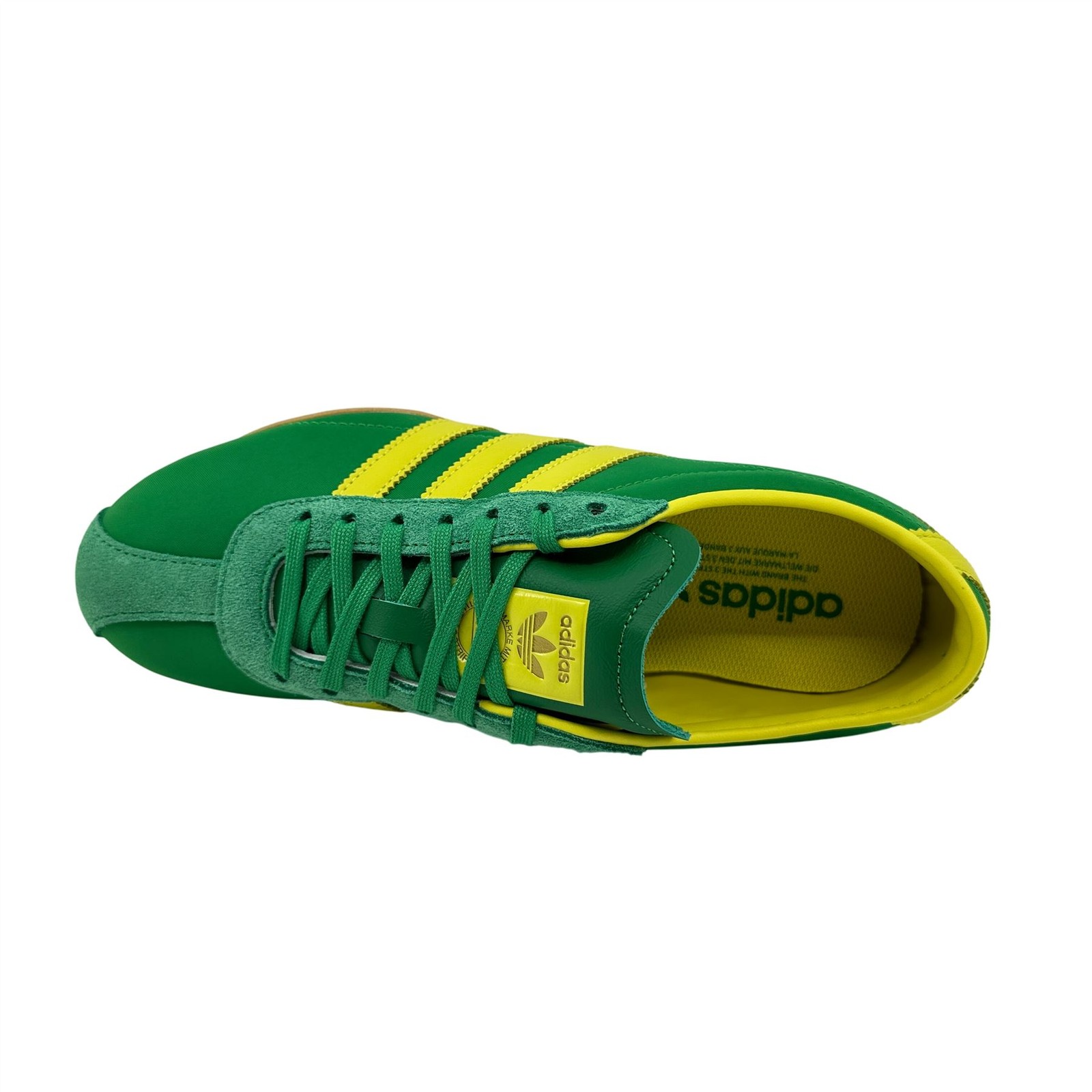 Adidas Tokyo Green Pure Sulfur Gold Womens Athletic Sneaker