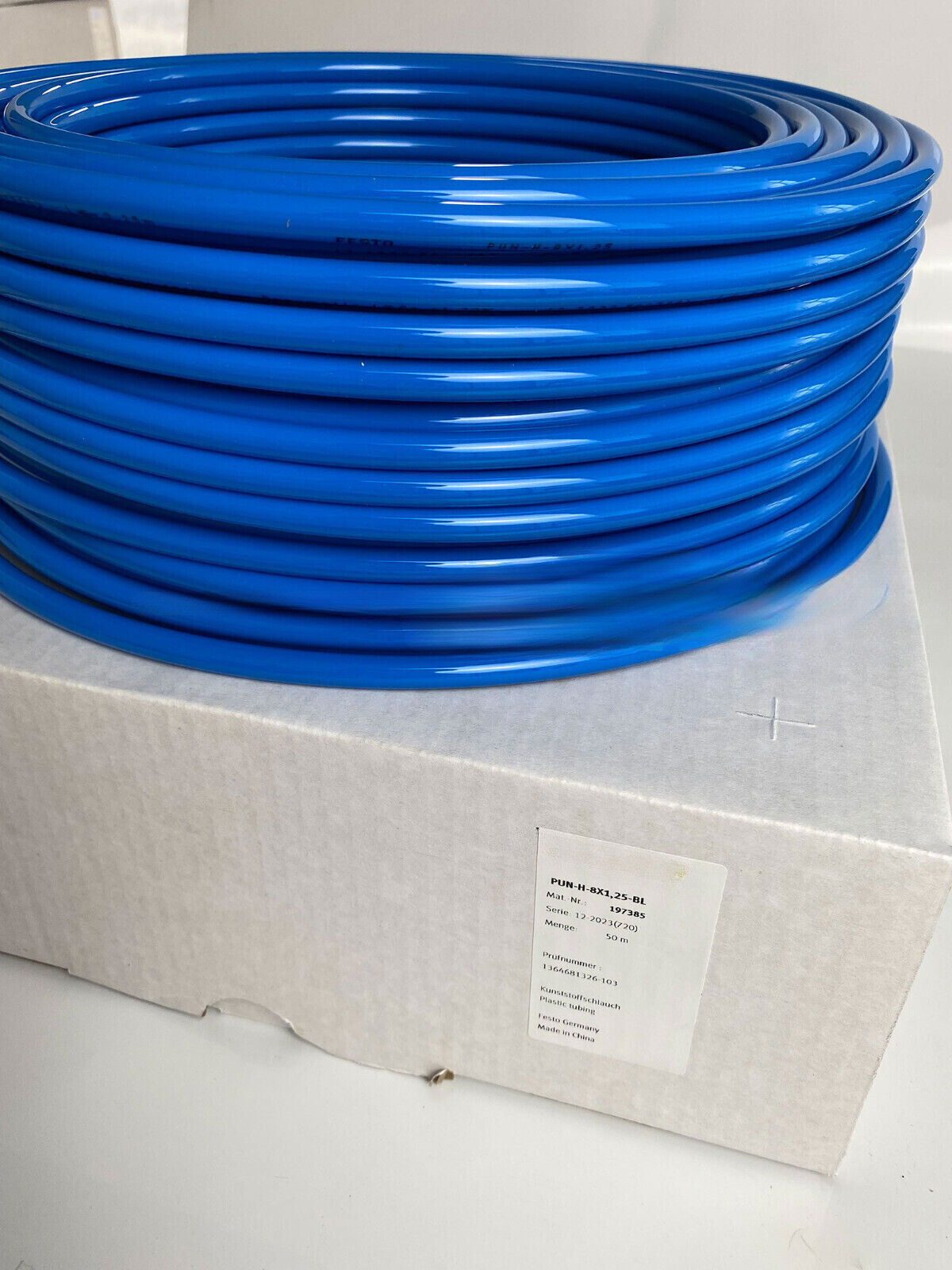 For FESTO PUN-H-8X1,25-BL 50M blau Tubing PUNH8X1,25BL New