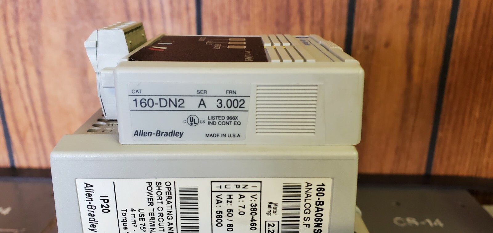 Allen-Bradley Variable Speed Controller, 160-BA06NSF1 Ser C with 160-DN2