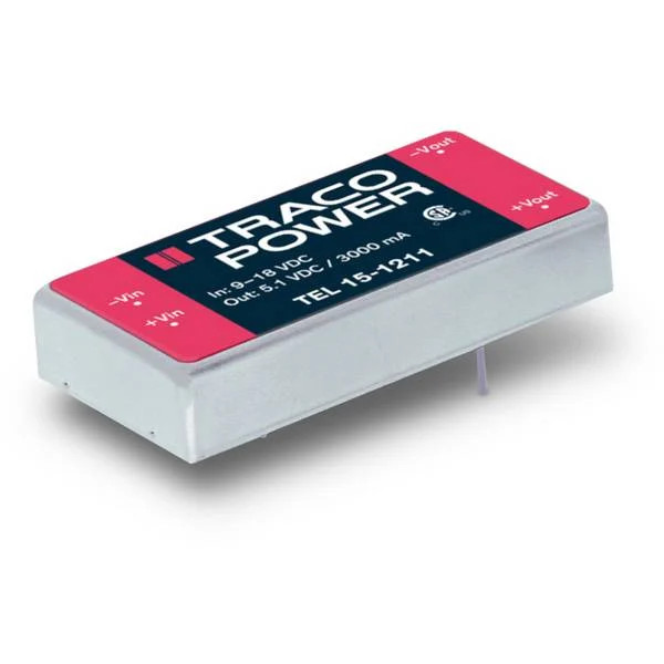 TracoPower TEL 15-1211 12V/DC 5V/DC PCB DC/DC Converter