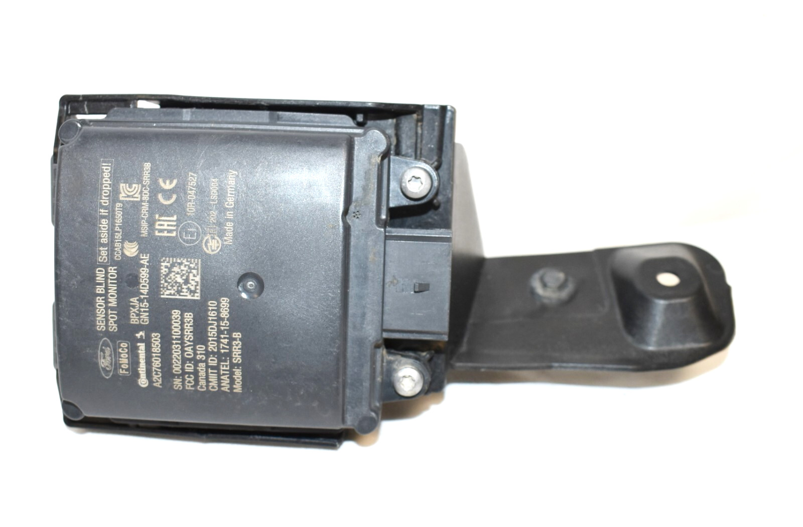 2018-2019 Eco Sport 2017-19 Continental MKZ Rear Blind Spot Sensor with Bracket