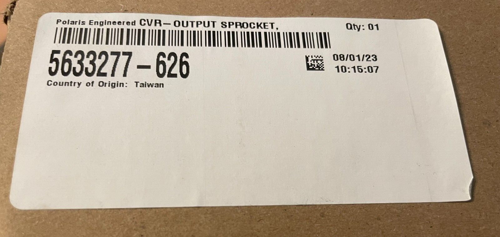 Indian Scout Output Sprocket Gear Cover (OEM 5633277-626) Polaris Engineered