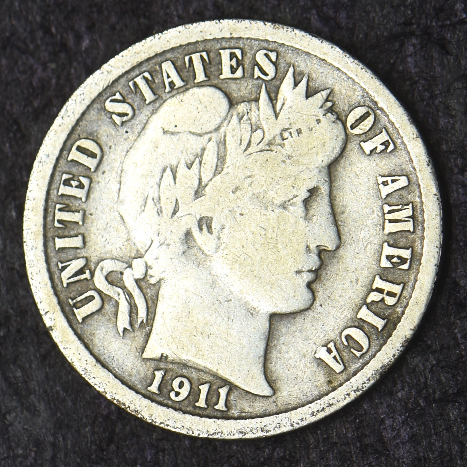 1911-P Barber Silver Dime 10C - COINGIANTS -