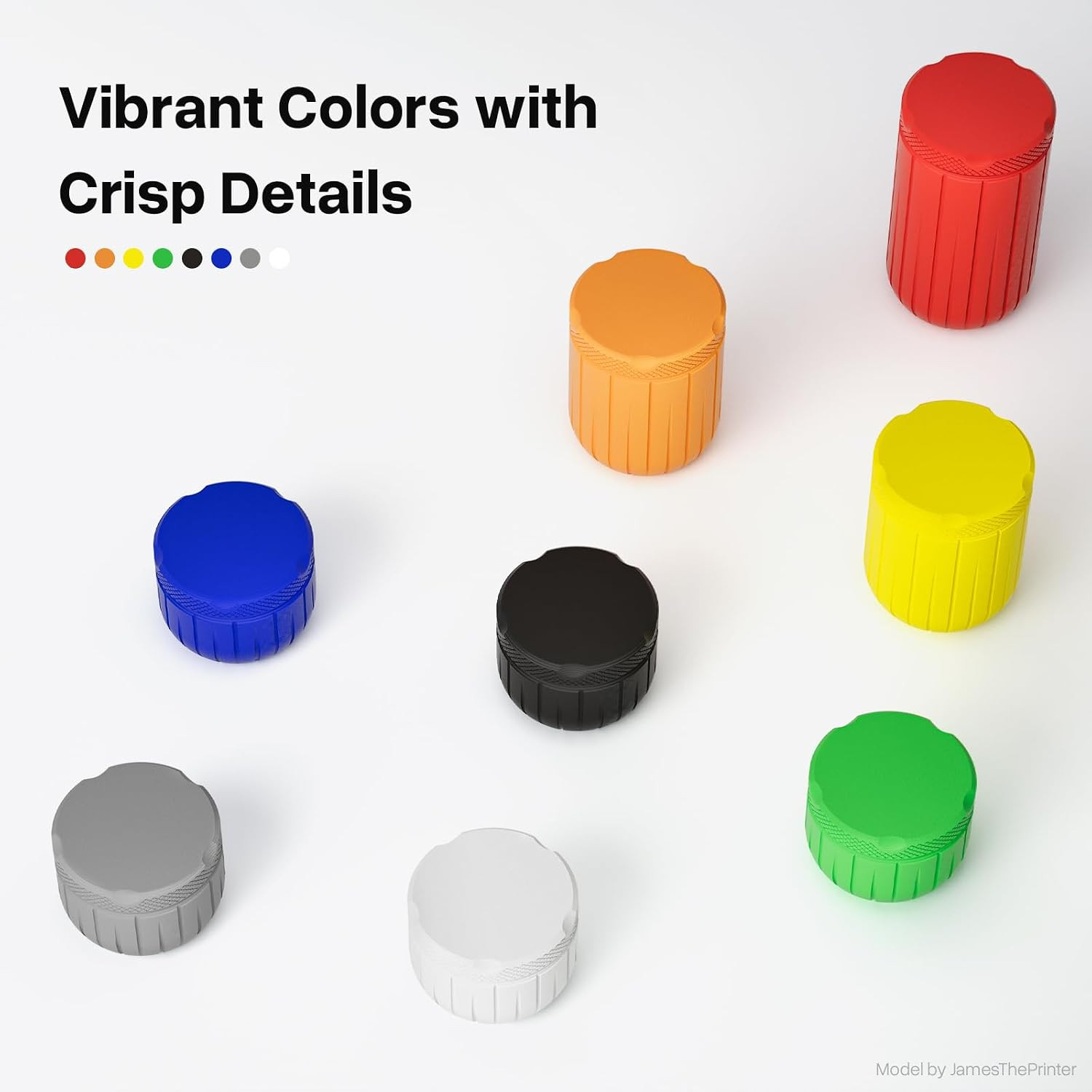 PLA+ 1.75Mm 3D Printer Filament, 8 Pack 250G Bundle PLA plus with Dimensional Ac