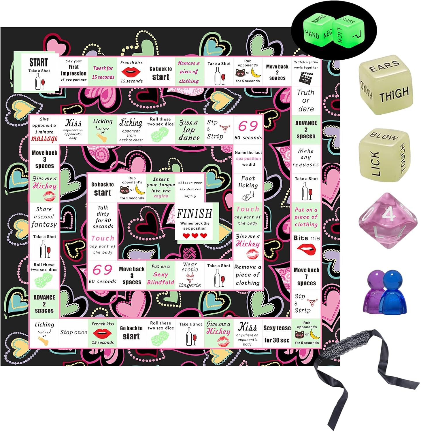 Couple Board Game for Date Night - Romantic Games Sex...