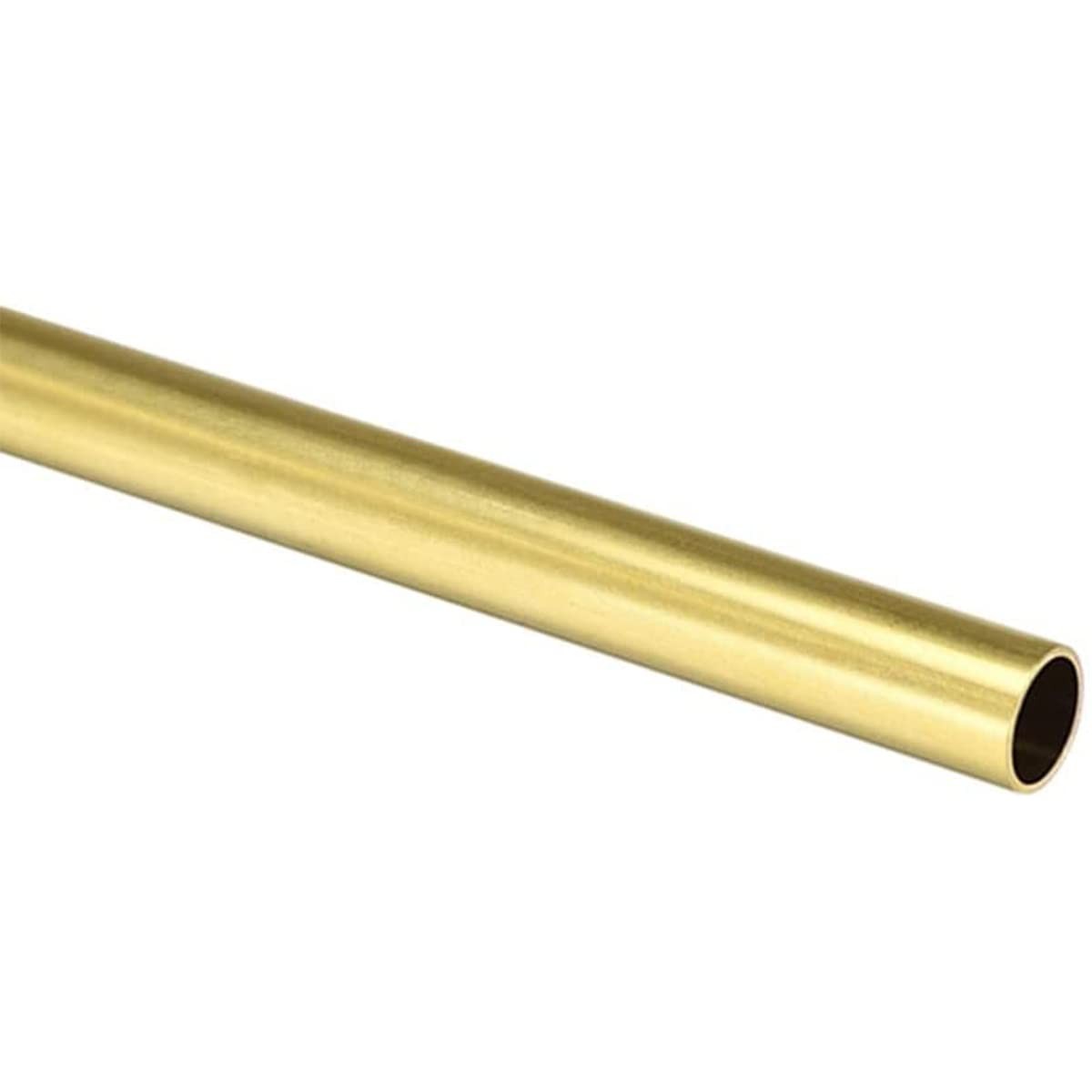 Brass Round Tube H65 Copper Tubes Pipe 200mm Length 25mm OD 2.5mm Wall Thickn...