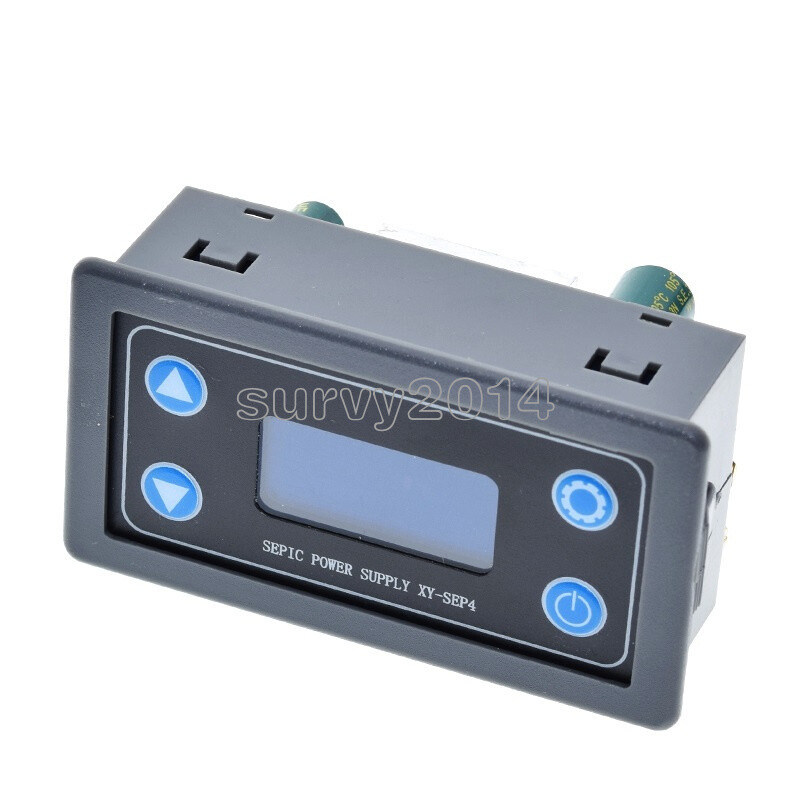 LCD Adjustable Auto DC-DC Buck Boost Power Supply Module Constant Volt DC5.0-30V