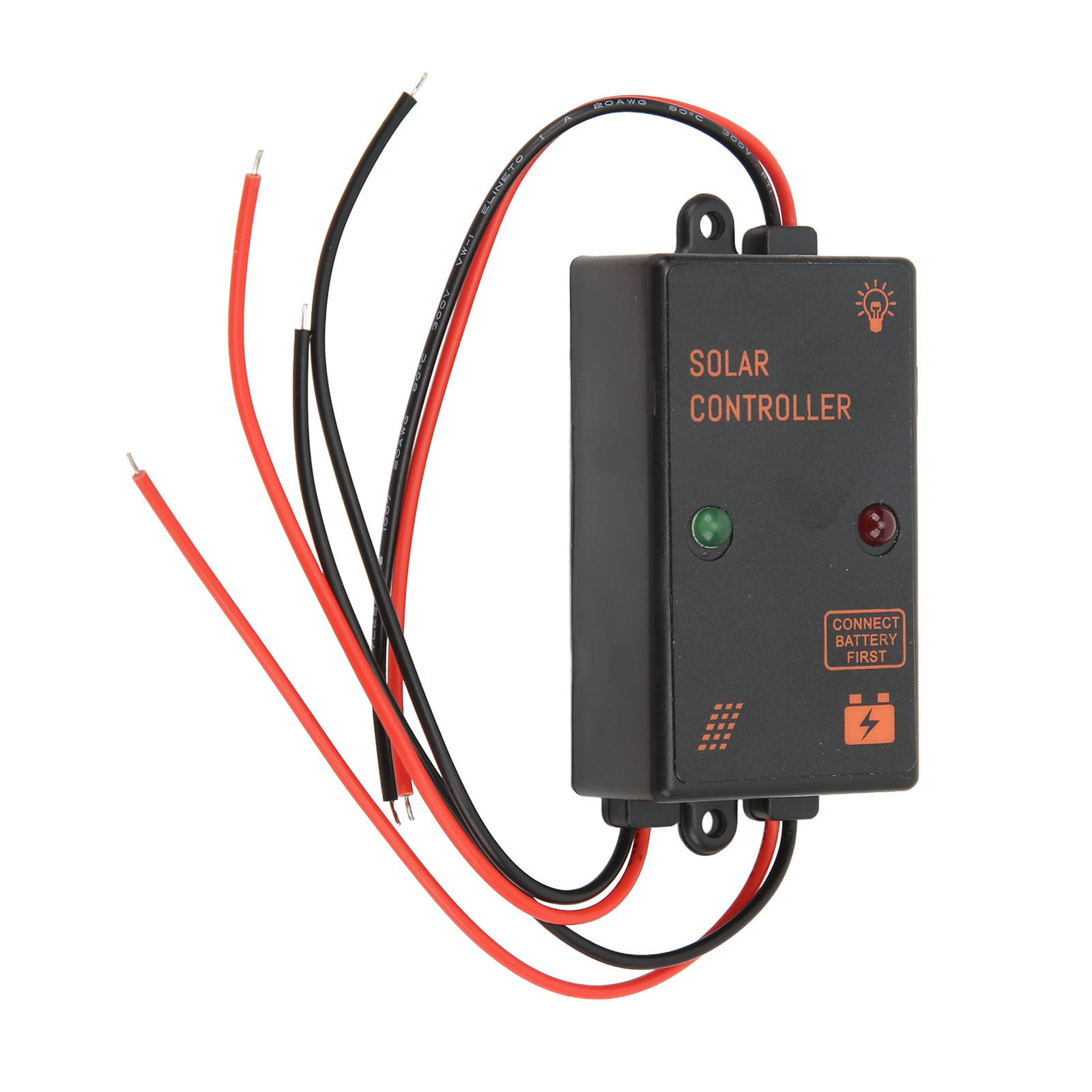 Solar Panel Controller IP67 Waterproof 24H Work PWM Controller 5A 6V 12V