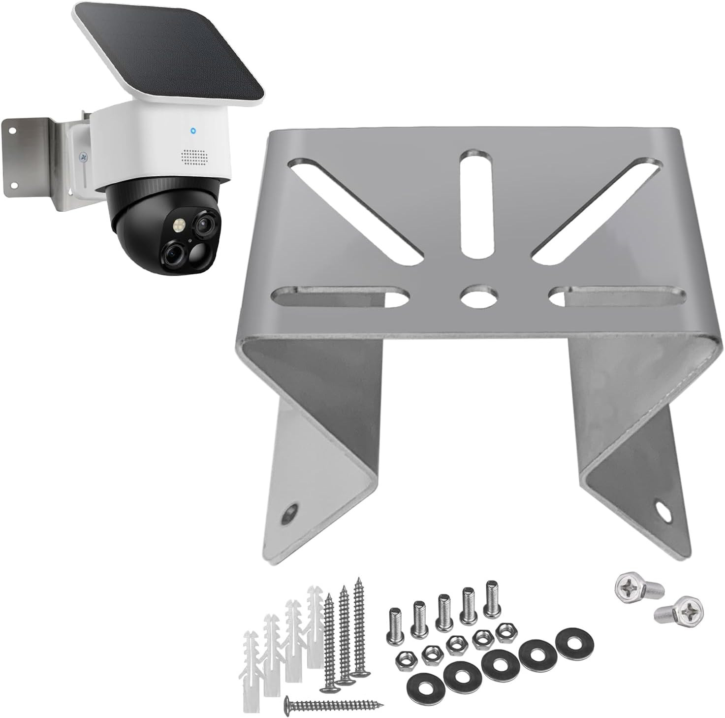 Stainless Steel Exterior outside Wall Corner Mount for PTZ Camera,Solid Holder B