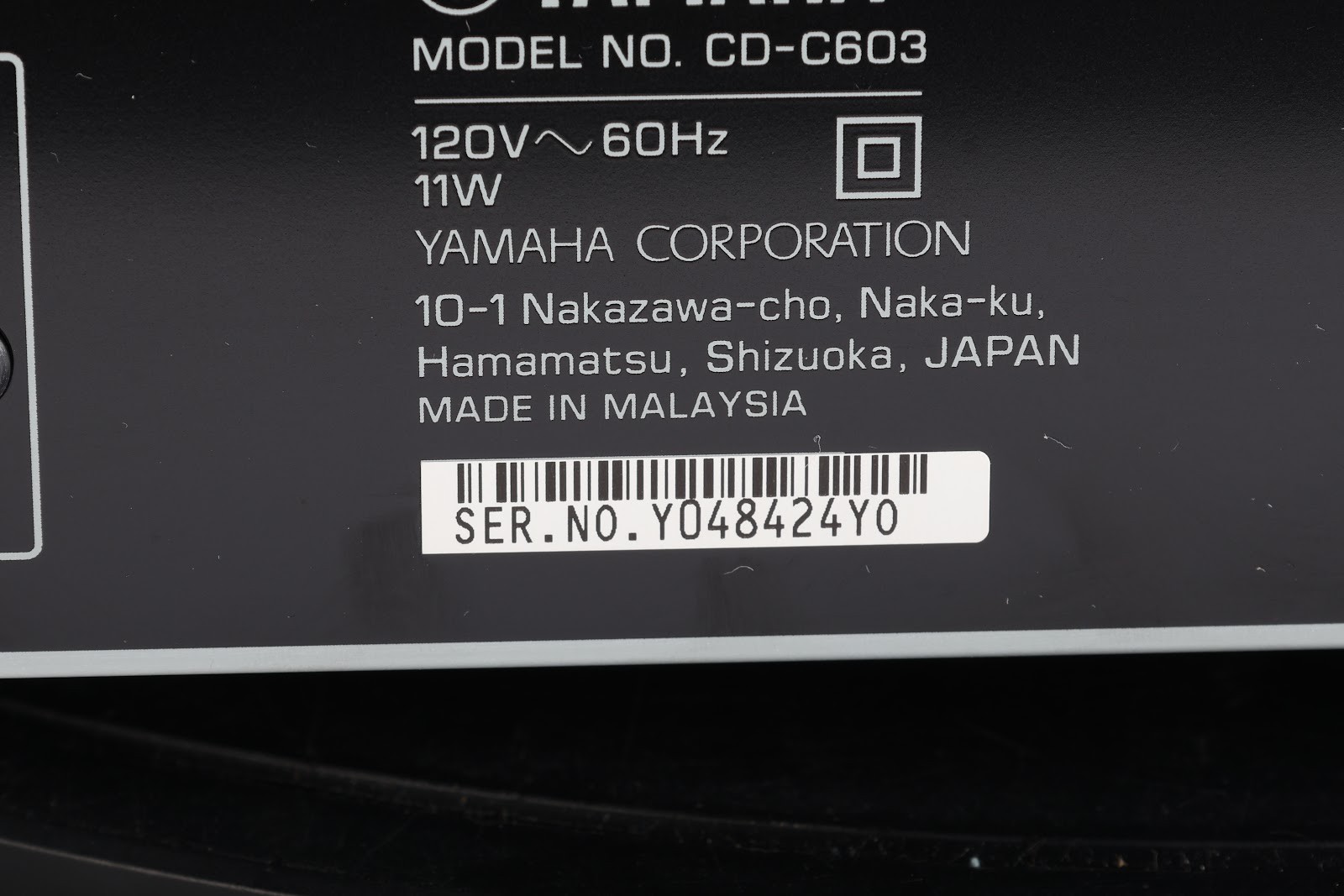 Yamaha CD-C603 5-Disc CD Changer