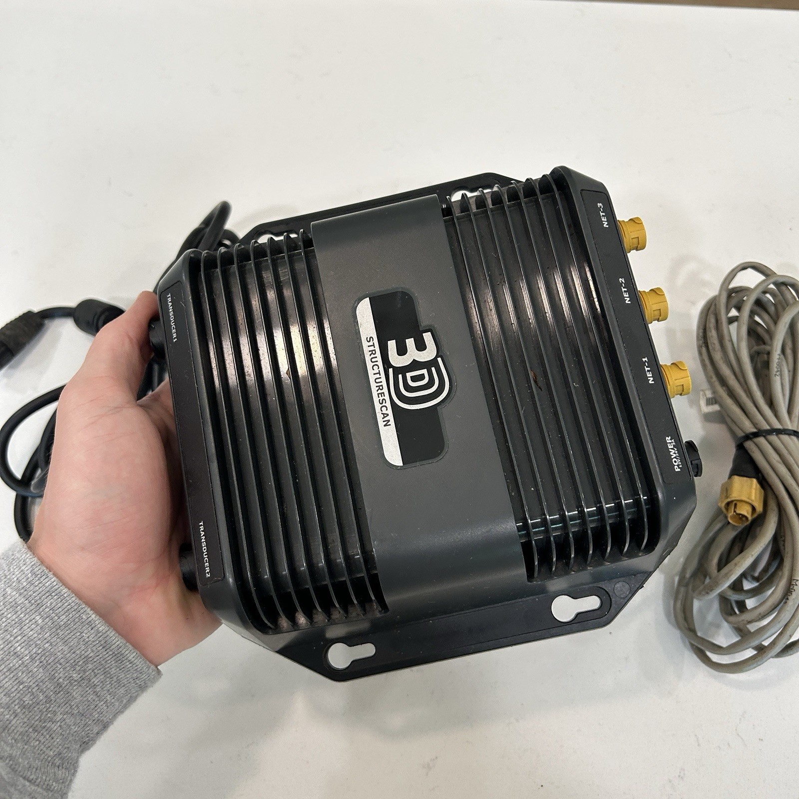 Lowrance/Simrad Structure Scan 3D Transducer + Module w/ Cords