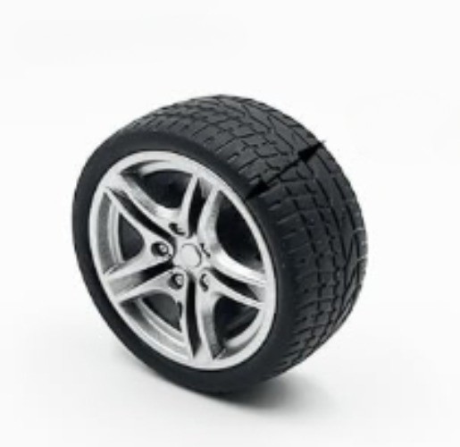 1PC 40mm Toy Car Rubber Tire Part, used